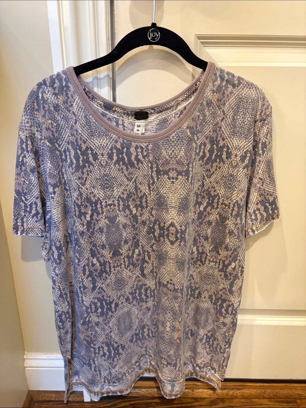 Free people Snake-Print Tee